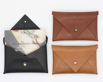 Leather business card holder or wallet