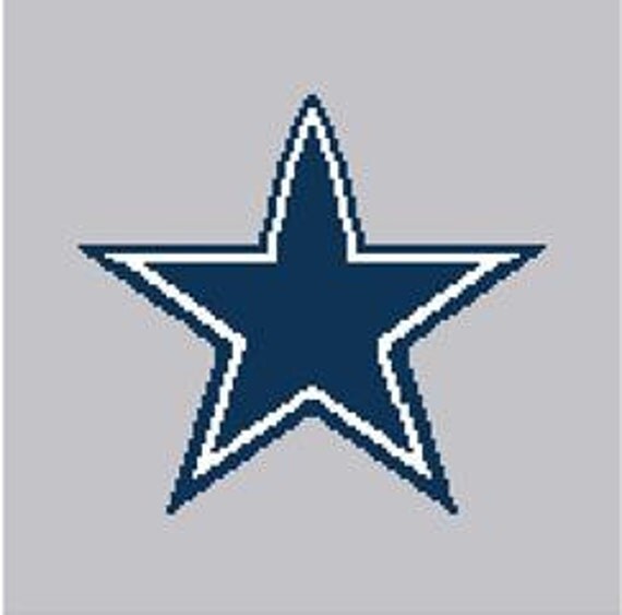 Dallas Cowboys Lapghan Digital Crochet Pattern