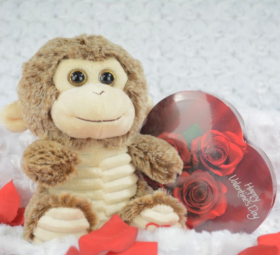 valentines stuffed monkey