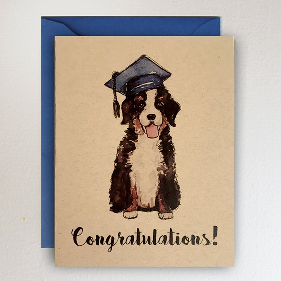 Bernese Mountain Dog Congratulations / Puppy / Graduation