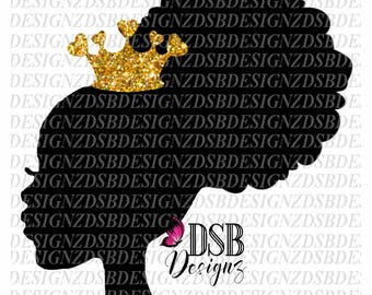 Download Svg afro girl | Etsy