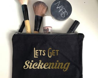 Ru Pauls Drag Race Laganja Estranja Let's Get Sickening Quote Make Up Bag