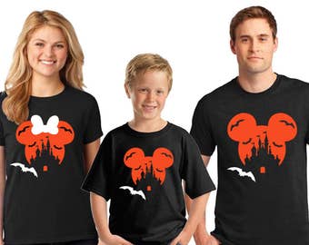 Disney Family Shirts, Matching Family Disney Halloween Shirts, Family Disney Shirts, Matching Disney Couple Shirts, Minnie Mickey Shirts