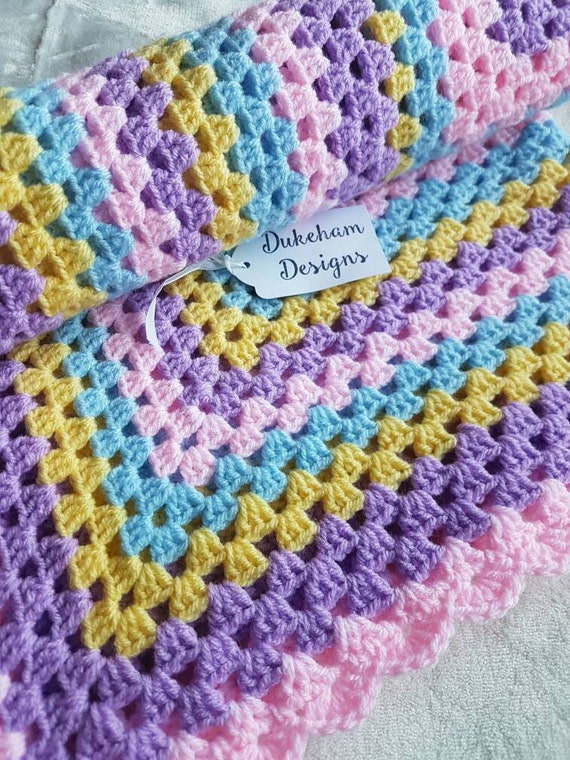 Items Similar To Crochet Baby Blanket, Baby Blanket, Crochet Afghan ...