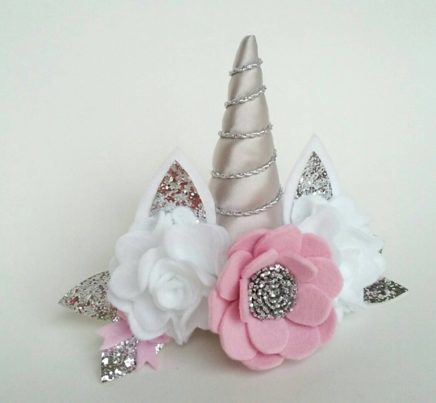 Unicorn Crown Silver Unicorn Crown Pink Unicorn