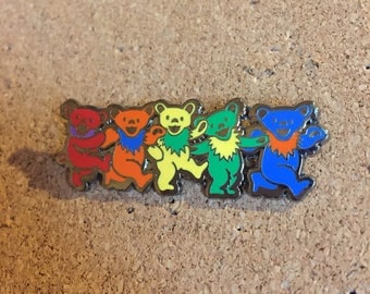 Grateful Dead Bears Hat Pin