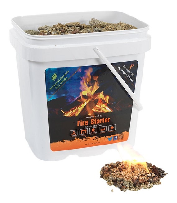 Items similar to Insta Fire All Natural Fire Starter Survival Gear