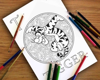 Disney zentangle | Etsy