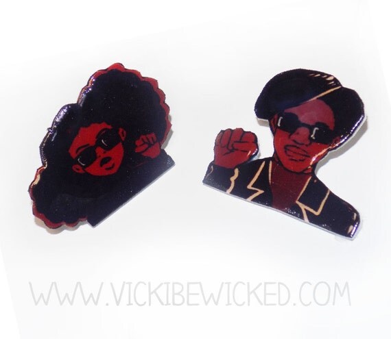 Afro Power, Black Power, Black Fist, Stay Woke,  Social Movement, Black History Month Pin