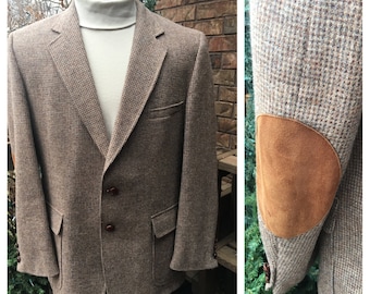 Vintage Men's Wool Jacket, Size 44R