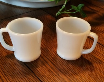 Fire King Oven Ware Mugs (2 Pieces)