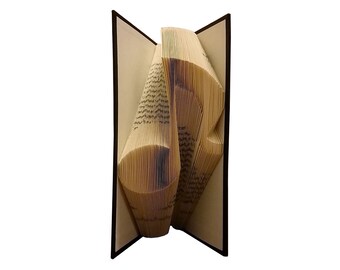 MUSIC NOTE - Folded Book Art - FREE SHIPPiNG - Book Sculpture - Music Book - Music Teacher Gift - Unique Gift - Piano Teacher Gift