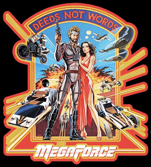 80's Sci-Fi Classic MegaForce Poster Art custom tee Any