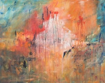 Original Art Print /Abstract Art Print/ Home Decor/ Modern Art Print/ "Portal"/ JULY 17 FREE SHIPPING!