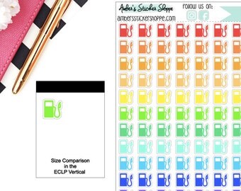 Mini Gas Pumps Icons Planner Stickers