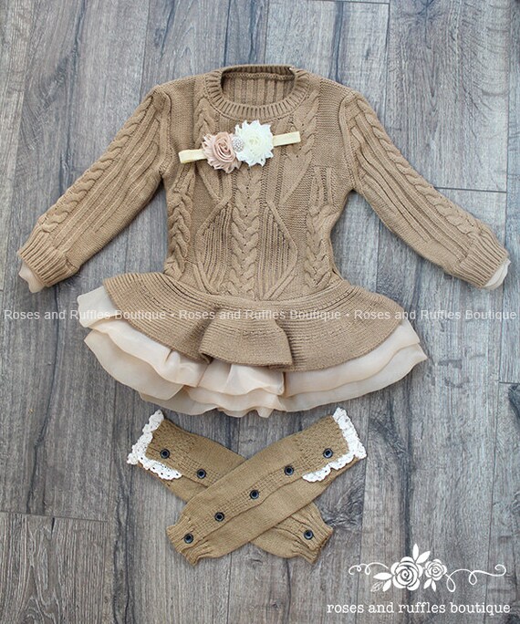 Baby Tutu Dress SET Leg Warmers Winter Baby Tutu Baby Photo