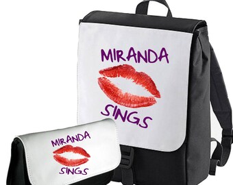 Miranda Sings Lips Double Pack Pencil case / Backpack Bagbase
