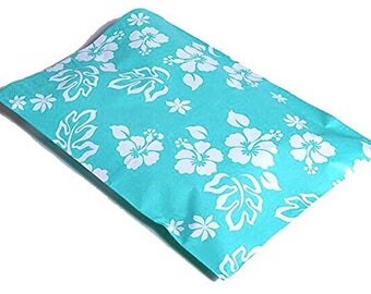 100 10" x 13" Floral Hibiscus Poly Mailers, Self Sealing Envelope Mailers, Colored Mailer Bags, Cute for your LuLa Purchases