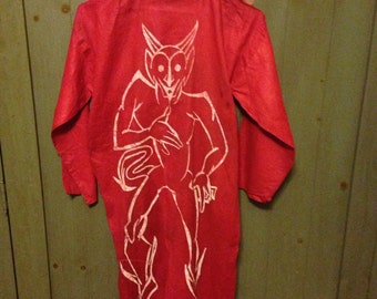 ON SALE-1940's devil costume- tail attached- rare find-WAS 125