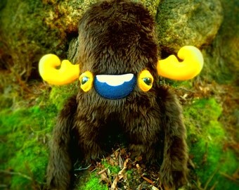 Plush monster cute yeti sasquatch kawaii toy from the 'Man Made Monster Co'