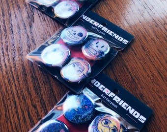 UNDERTALE - holographic 1.25" buttons