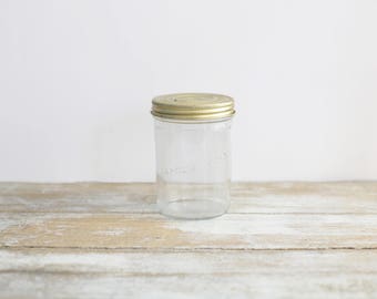 Big vintage Familia Wiss glass jar - French glass jar - Wide mouth jar - Vintage glass Le Parfait from France - Kitchen storage and jars
