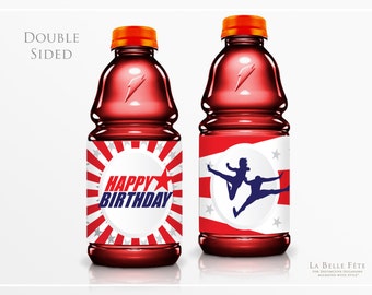AMERICAN NINJA WARRIOR Sports Drink / Gatorade / Powerade Bottle Label printable / diy