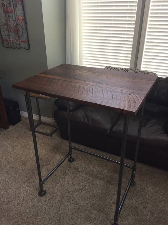 Industrial Reclaimed Wood Standing Desk / by DeercreekFurnishings