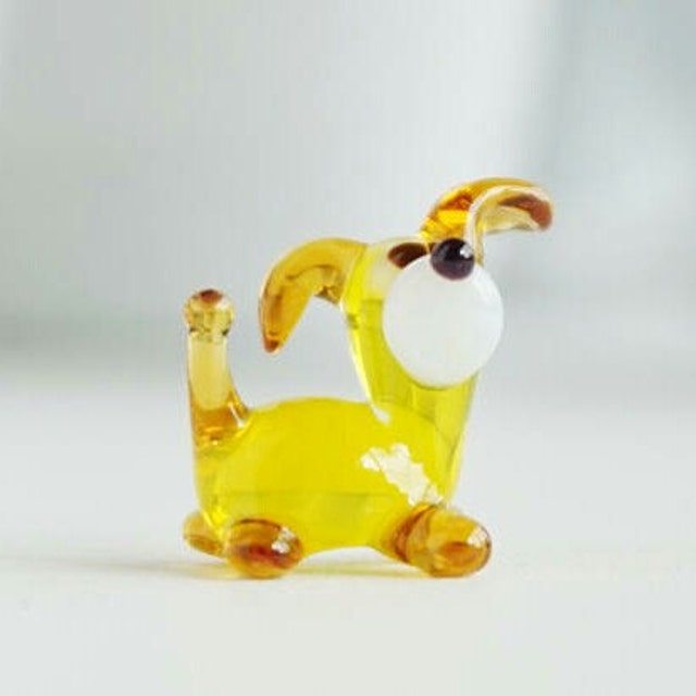 Handmade Glass Miniature. Collectible Figurine. by MiniGlassStudio