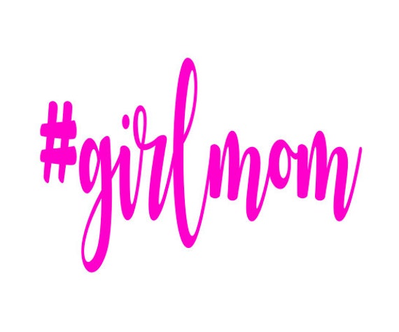 Girl Mom SVG Cutting File girlmom Mom Bag Shirt Design