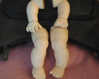 Vintage Baby Dolls limbs - Set chubby Arms and Legs - Doll makers - Craft