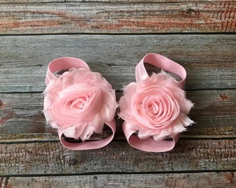PICK 4 Barefoot Sandals/Baby Barefoot Sandals/Baby Sandals/Newborn Sandals/Baby Shoes/Newborn Shoe//Baby Girl/Toe Blooms/SandelBaby Shoes