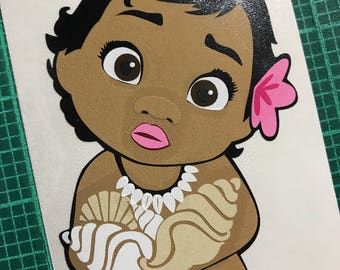 Moana car decal | Etsy
