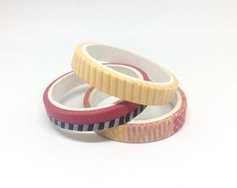 Slim washi tape set - 3 pieces