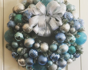 Frozen wreath | Etsy
