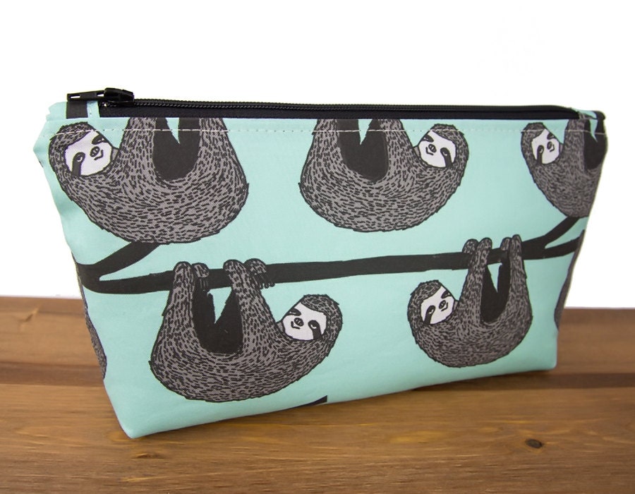 Sloth Sloth Gifts Sloth Bag Zipper Pouch Lazy Funny