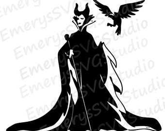 Maleficent svg | Etsy