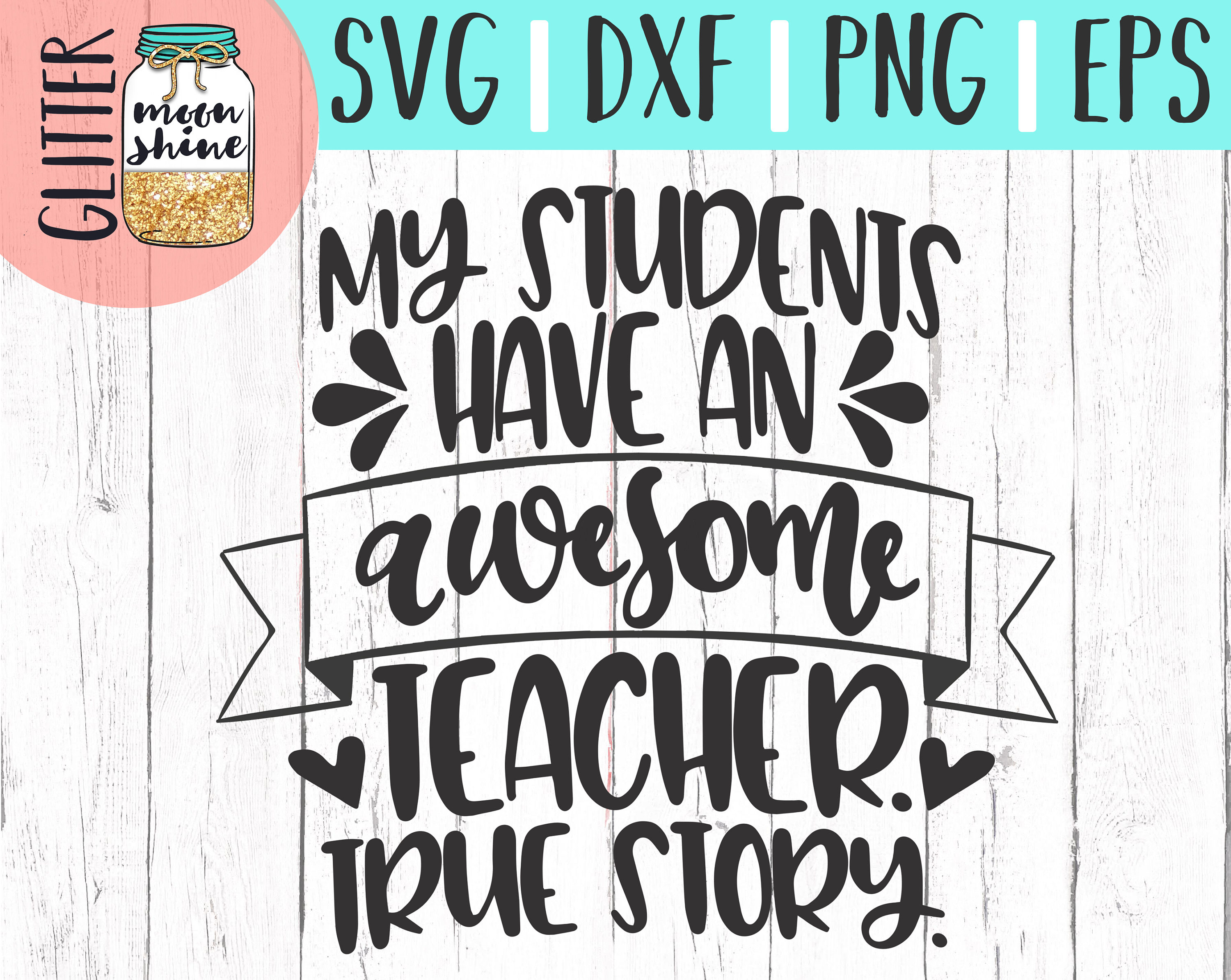My Students Have An Awesome Teacher svg eps dxf png cutting