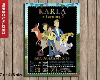 Wild Kratts Invitation / Wild Kratts Birthday Invitation / Wild Kratts Birthday / Wild Kratts Party / Wild Kratts Invite / Wild Kratts Theme