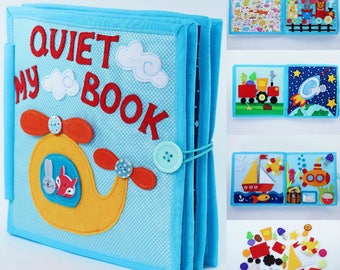 Busy Book | Quiet Book | Felt Busy Book | Toddler book | Activity Book | Fabric quiet book | Gift for Kids