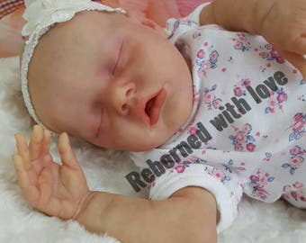 Reborn baby Custom made Twin B by bonnie brown