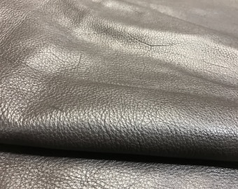 Chocolate Brown Leather: Cow Skins Natural Pebble Grain 2.5-3 oz Leather Perfect for Handbags, Shoes, Garments, and LEATHER CRAFTS