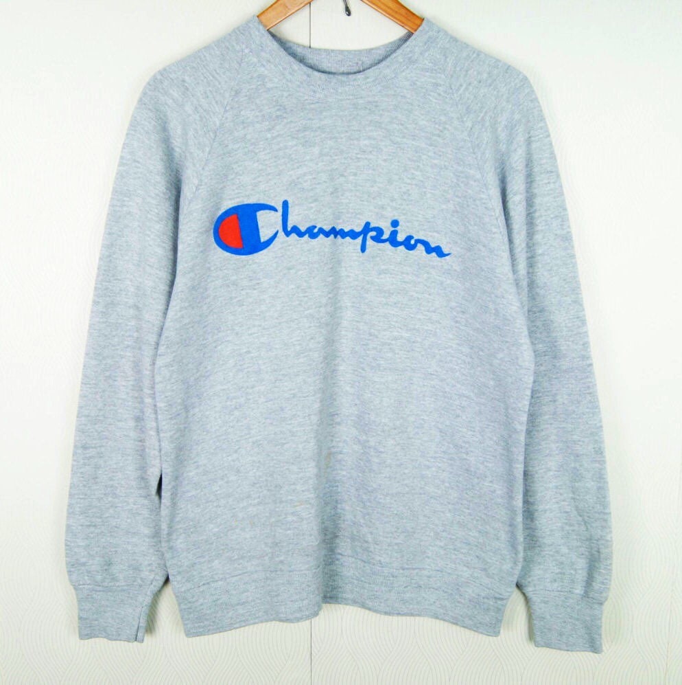 Vintage CHAMPION BIG LOGO Sweatshirt By by worldfamous90store