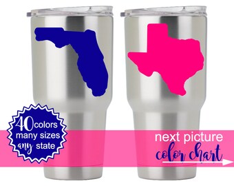 State Decals for Men, State Decals for Women, Yeti Decal for Men, Yeti Texas Decal, Yeti Stickers for Men, Yeti Decal Texas DECAL ONLY 5HP0Y