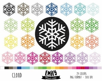 COD28- 80% OFF SALE Snowflake Clipart | winter clipart | cold Printable | cold clipart | Digital Graphics|Commercial use | PNG