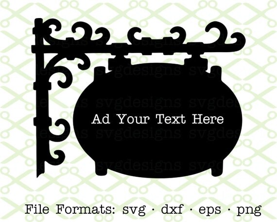 Items similar to Vintage Sign SVG, Dxf, Eps & Png. Digital Cut Files