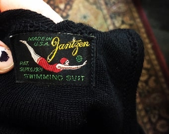 Charming beyond belief: my favorite men's Jantzen bathing suit for the fellas
