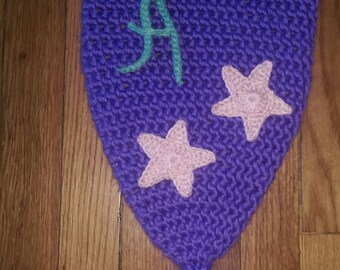 Crocheted Mermaid Tail Stocking