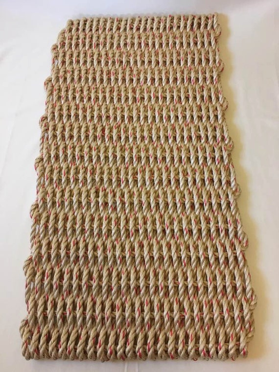 Medium Hand Woven Door Mat Natural