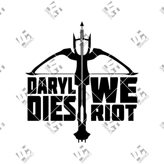 Download The Walking Dead Daryl Dixon Cutting File in SVG EPS